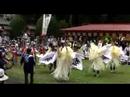 Many Japanese girls -- Fan dance -- Tozenji Shishi-Odori