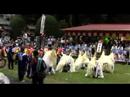 Many Japanese girls -- Fan dance -- Tozenji Shishi-Odori