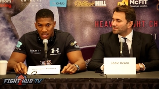 Joshua vs. Klitschko New York Press Conference