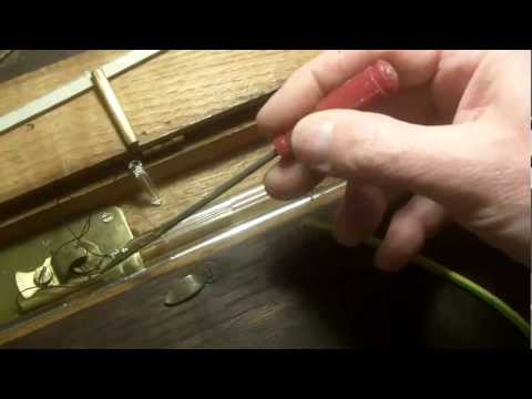 Part 1 of 2 fixing a mercury wheel barometer
