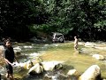 Freelander crossing Ulu Bernam river