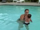 Hayden swimming
