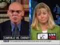 James Carville vs. Liz Cheney - Larry King Mutes 'Em Both!
