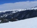 A viewing of people skiing the Parsenn Bowls and Vasquez Cirque at Winter Park, CO