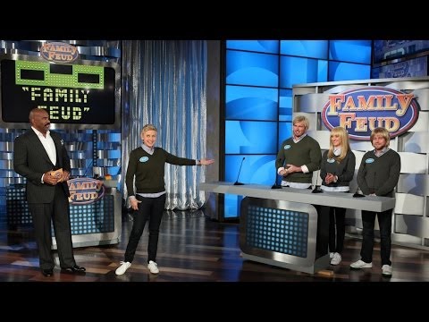 Ellen Plays 'Family Feud'
