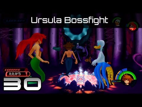 how to beat ursula in kingdom hearts