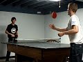 Once in a lifetime ping pong accident