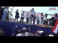 الدكتور عمرو حمزاوي يلقي كلمة في ميدان التحرير
