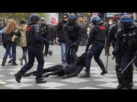 Frankreich: Proteste gegen Rentenreform - Ausschreitung ...