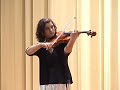 Nicole Negrete at the viola plays Romaze by Max Bruch
