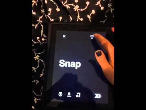 how to type big letters on snapchat