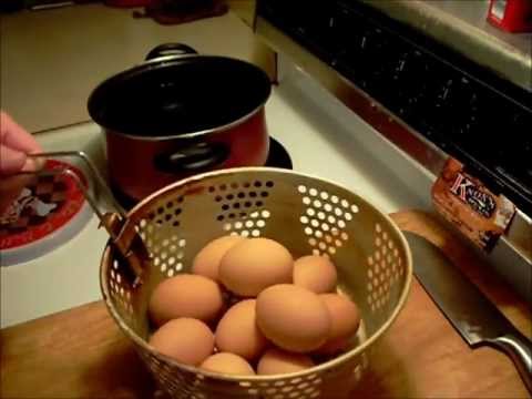 pickeled - a how to vid of making bar room style pickled eggs or from an deli .