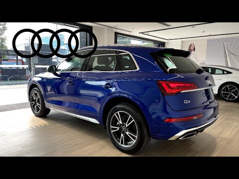 Tổng quan chi tiết Nội thất và Ngoại thất Audi Q5 S Line màu Xanh Ultra (Blue) - Nội thất Đen