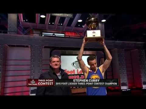 Stephen Curry Wins the 2015 Foot Locker Three-Point Contest