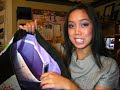 Eco-friendly tote and Lavender Makeup Tutorial