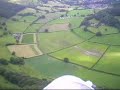 Model aircraft with onboard video shooting over Llangollen