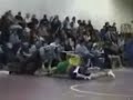 Amazing back flip into a pin Amazing back flip into a pin