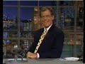 Doug Pruden on David Letterman by accident with pizza!!!