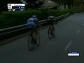 Fränk Schleck Crashes Into Ravine (Tour de Suisse)