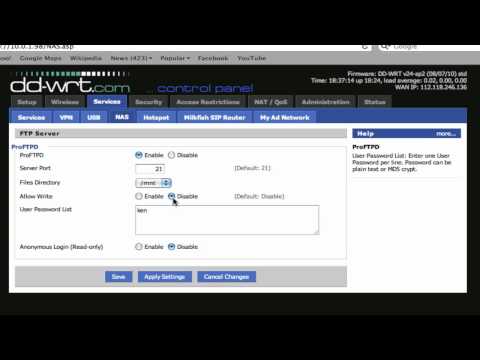 how to setup usb storage on dd-wrt