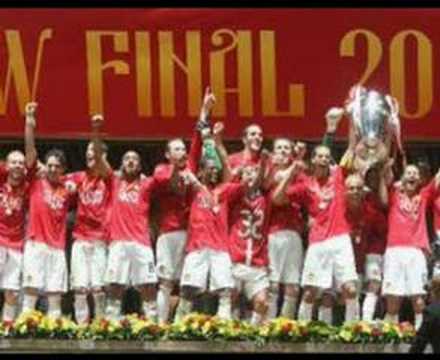 Man United europe kings 07/08 final in Moscow