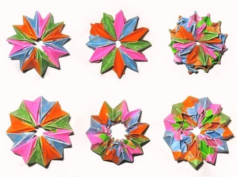Origami Fireworks Instructions