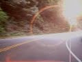 motoring in the mini cooper s up highway 9 from redwood gulch to highway 35.