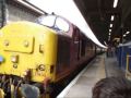EWS 37405 departing Herne Hill with the Buffer Puffer 6.1