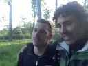 MIELX EN BANANAMAN MET SNOR OP DE 100 KM BORNEM