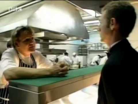 waiter - Opening night of Gordon's flagship restaurant, Royal Hospital Road, in 1998.