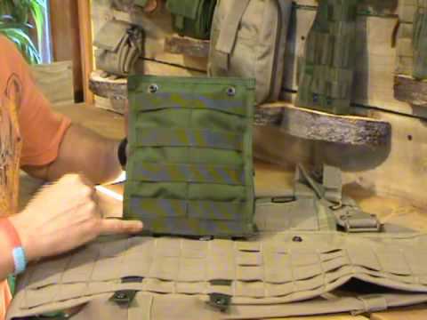 how to attach equipment to molle