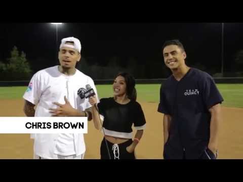 celebrity - SKEE.TV had the exclusive coverage of Chris Brown and Quincy's celebrity charity kickball event, where everyone you could think of came out to support from Lil Wayne, Floyd Mayweather, Amber...