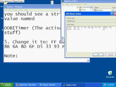 how to crack windows xp activation