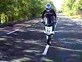 slalom with scooter