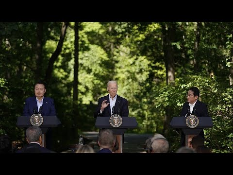 USA/Japan/Sdkorea: Historisches Dreiertreffen der Staats- und Regierungschefs in Camp David