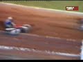 Asombrosa atropellada en pista de motos