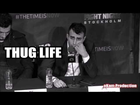 THUG LIFE - Makwan Amirkhani UFC Post Fight Press Conference Sweden