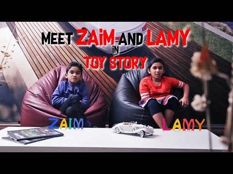 Meet Real Zaim and Lamy in Toy Story | Toy Car review