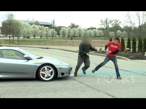 Attacked By Ferrari Owner – Pee Prank