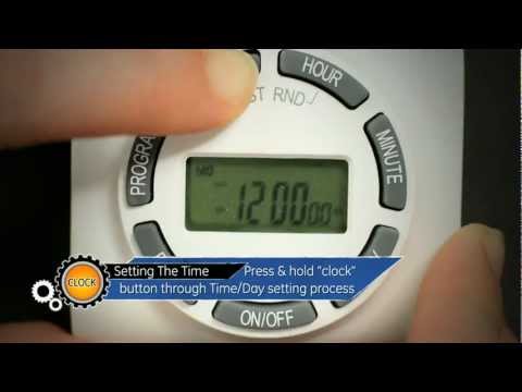 how to set electronic timer