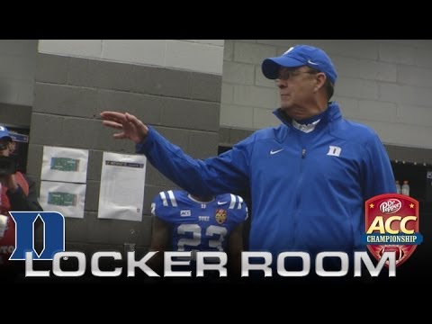 Duke Head Coach David Cutcliffe Gives Speech Before ACC Championship