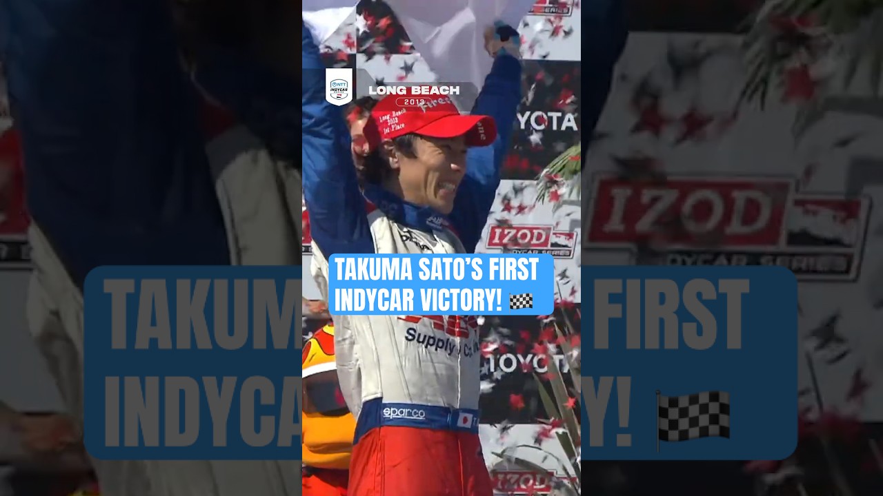 It was Takuma's time ❤️ #indycar #racing #longbeach