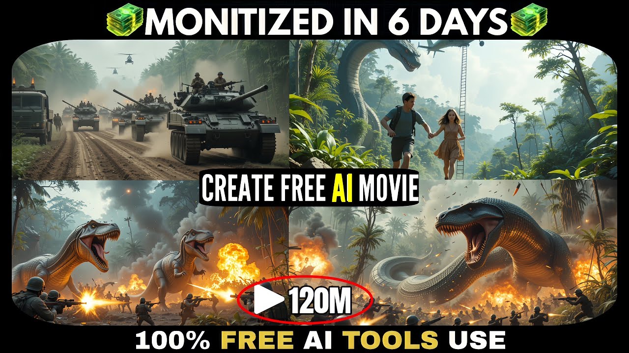 Create Free 100% Your Own AI Short Film Animated Videos – Unlimited AI Tools