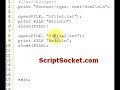 Perl Tutorial 27 - Write To & Append a Text File