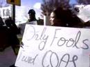 Protest in Front of Bank of America