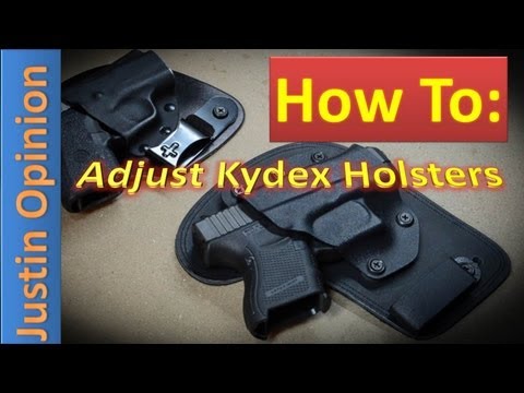how to adjust kydex sheath