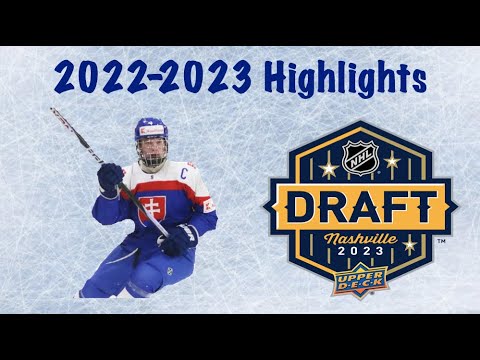 2023 NHL Draft : Maxim Strbak - 22-23 Highlights (WJC + U18)