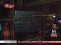 TOMA DE INSTALACIONES DE MILENIO TELEVISION POR MANIFESTANTES DEL SME