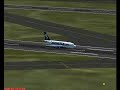 FS9, B732 TM II, Laning rwy 05R, not a good landing, i can´t hand fly as good as  I would like this bird