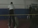 pelea y knockout escuela tae carlos moyano muay boran